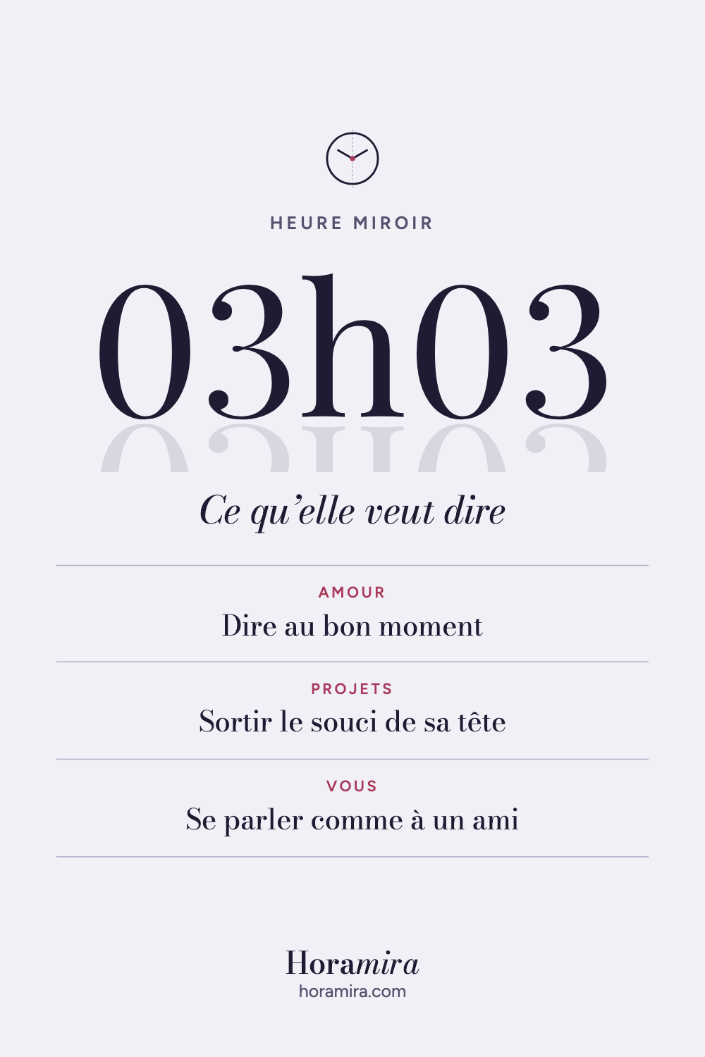 03h03 : signification de l’heure miroir