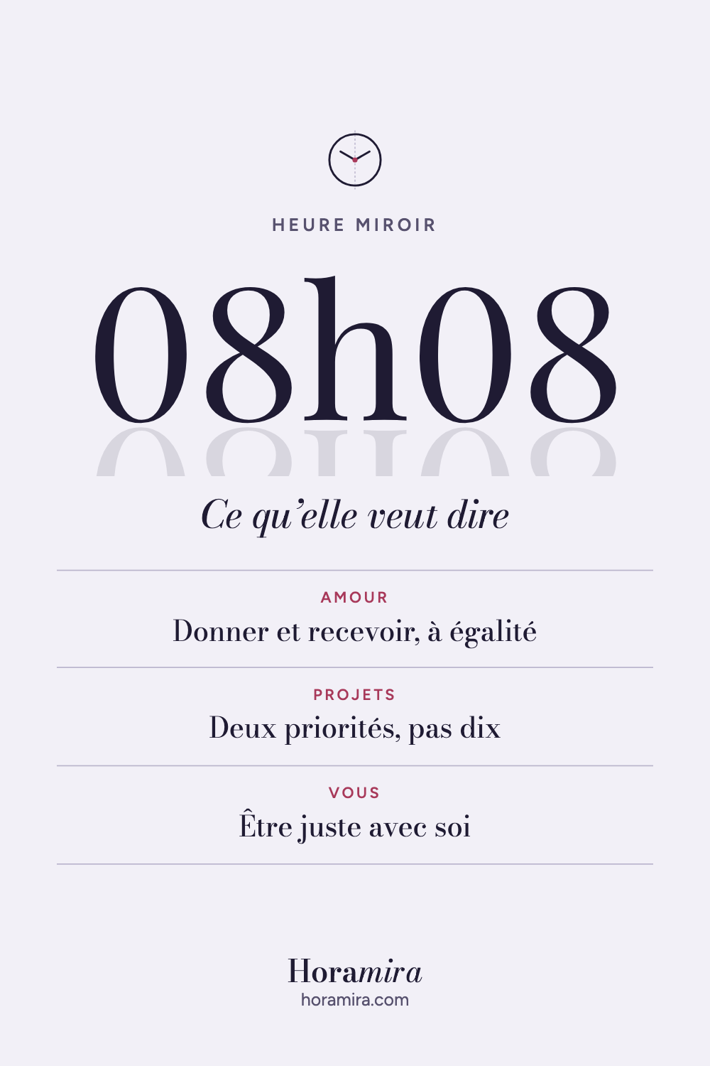 08h08 : signification de l’heure miroir