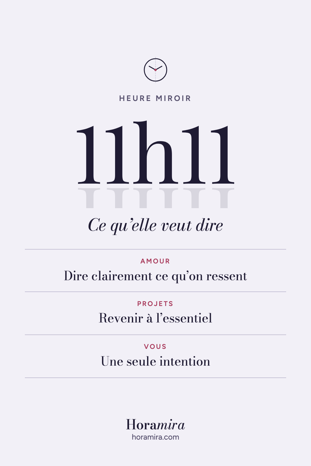 11h11 : signification de l’heure miroir