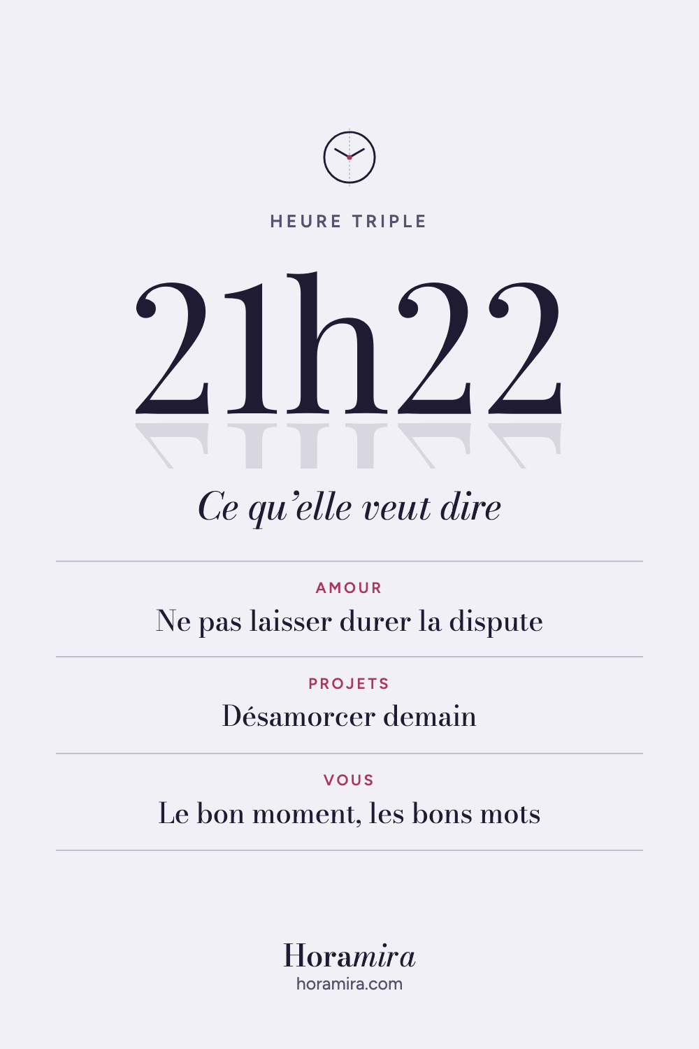 21h22 : signification de l’heure triple