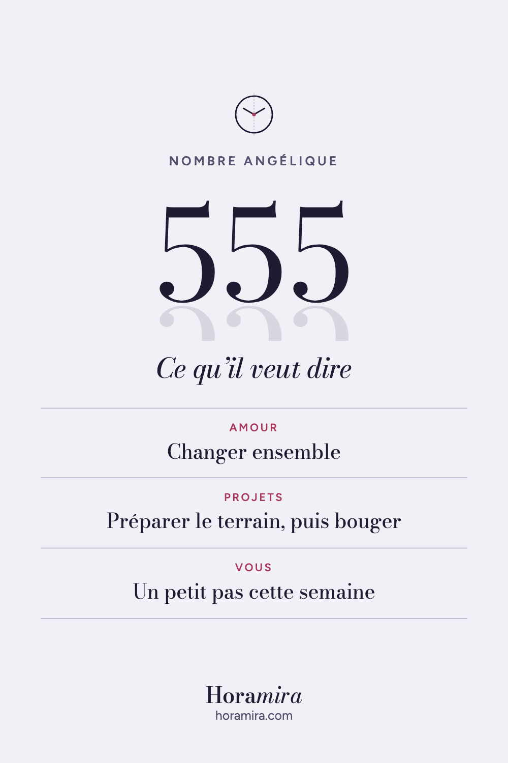 555 : signification du nombre répété
